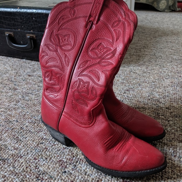 Red Cowboy Boots - Picture 1 of 5